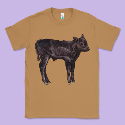 Black Angus Calf Illustrations Classic Tee Designed By Lillyallendesigns