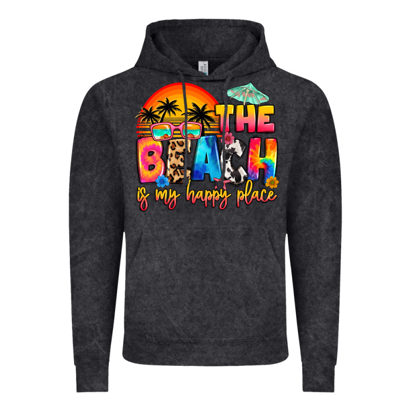 The Beach Is My Happy Place Vintage Hoodie by Artiststas | Teevron