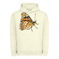 Pigment Pistachio Painted Lady Butterfly Urban Hoodie - LillyAllenDesigns