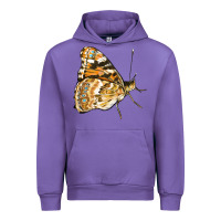 Tulip Painted Lady Butterfly Urban Hoodie - LillyAllenDesigns