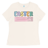 Bone easter  Bunny Kısses Ladies Tee - MaliasSmallBusiness