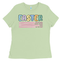 Matcha easter  Bunny Kısses Ladies Tee - MaliasSmallBusiness