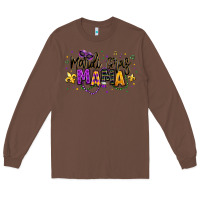 Chestnut mardi gras mama Long Sleeve Tee - texasbilliewilder