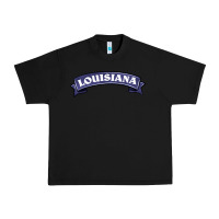 Black louisiana Urban Heavy Tee - BarkalooDesign