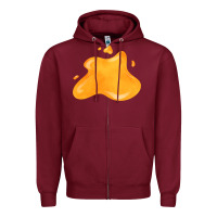 Burgundy honey splash 2 fa element Zipper Hoodie - FaDigitalArtStudio