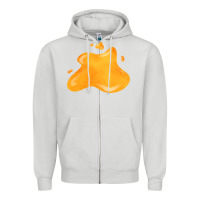 Dove Grey honey splash 2 fa element Zipper Hoodie - FaDigitalArtStudio