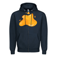 Navy honey splash 2 fa element Zipper Hoodie - FaDigitalArtStudio