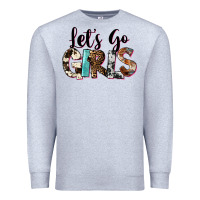 Heather Grey Let's Go Girls Premium Sweatshirt - FaDigitalArtStudio