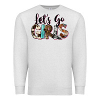 Oatmeal Heather Let's Go Girls Premium Sweatshirt - FaDigitalArtStudio