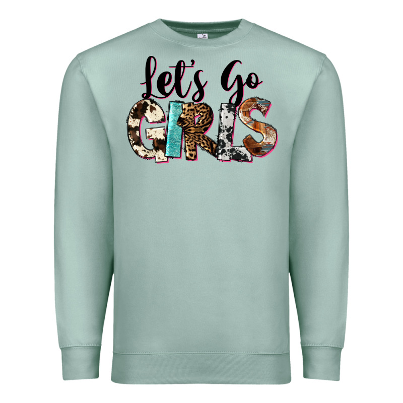 Let's Go Girls Premium Sweatshirt by FaDigitalArtStudio | Teevron