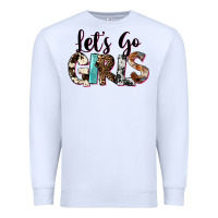 White Let's Go Girls Premium Sweatshirt - FaDigitalArtStudio
