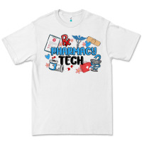 White pharmacy tech Premium Tee - MaliasSmallBusiness
