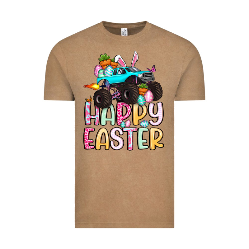 Monster Truck Happy Easter Vintage Tee by Artiststas | Teevron