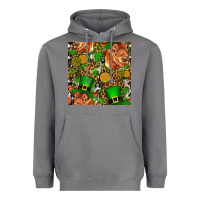 Storm st patricks  cow with candy Heavyweight Hoodie - FaDigitalArtStudio