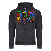 Vintage Black autism sister Vintage Hoodie - Artiststas