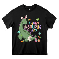 Black bunny saurus rex Heavy Core Tee - MaliasSmallBusiness