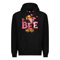 Black Bee Mine Valentines Day Premium Hoodie - OliviaCreatesArt