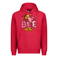Cardinal Bee Mine Valentines Day Premium Hoodie - OliviaCreatesArt