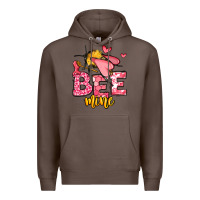 Coffee Bee Mine Valentines Day Premium Hoodie - OliviaCreatesArt