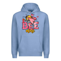 Colony Blue Bee Mine Valentines Day Premium Hoodie - OliviaCreatesArt