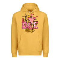 Mustard Bee Mine Valentines Day Premium Hoodie - OliviaCreatesArt