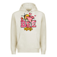 Oatmeal Heather Bee Mine Valentines Day Premium Hoodie - OliviaCreatesArt