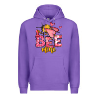 Purple Bee Mine Valentines Day Premium Hoodie - OliviaCreatesArt