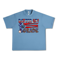 Pebble Blue batter up 1st grade Urban Heavy Tee - JahusDesignShop