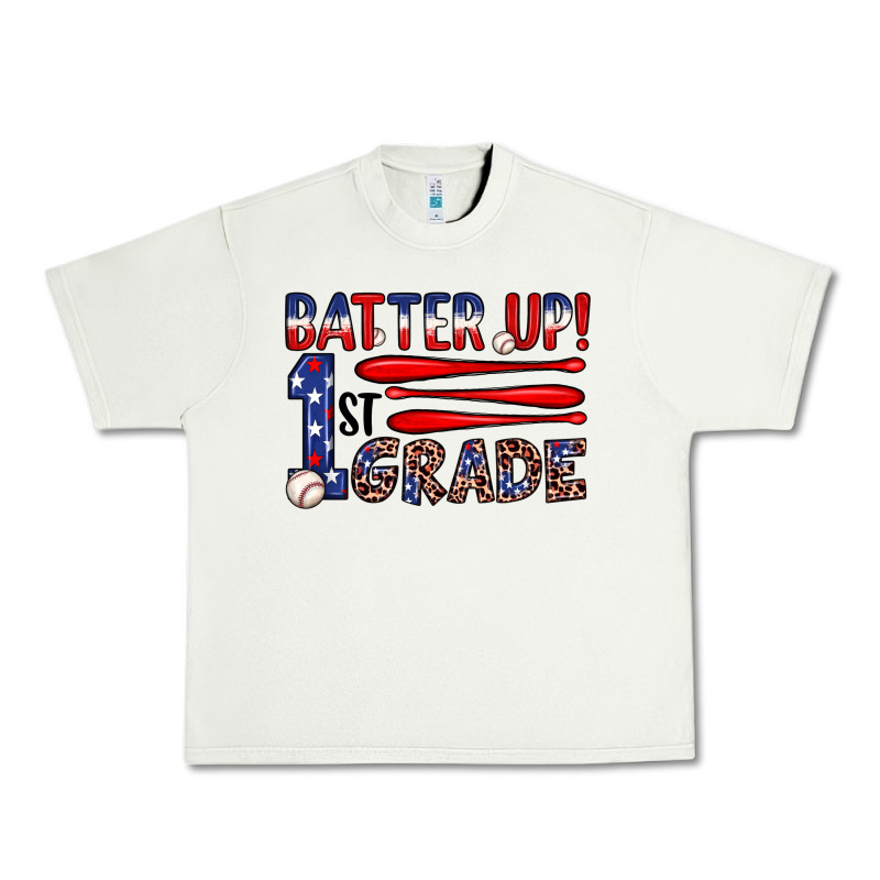 Batter Up 1st Grade Urban Heavy Tee by JahusDesignShop | Teevron