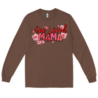 Chestnut one loved mama valentine's day Long Sleeve Tee - texasbilliewilder