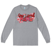 Heather Grey one loved mama valentine's day Long Sleeve Tee - texasbilliewilder