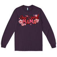 Plum one loved mama valentine's day Long Sleeve Tee - texasbilliewilder