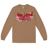 Toasted Coconut one loved mama valentine's day Long Sleeve Tee - texasbilliewilder