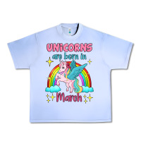 Grape Ice unicorns are born in march Urban Heavy Tee - Jasminsmagicworld