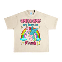 Sandshell unicorns are born in march Urban Heavy Tee - Jasminsmagicworld