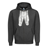 Charcoal Heather football padded pant fa element 1 Zipper Hoodie - FaDigitalArtStudio
