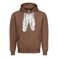 Chestnut football padded pant fa element 1 Zipper Hoodie - FaDigitalArtStudio