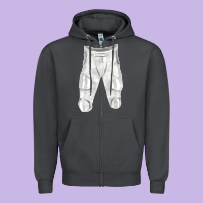 Football Padded Pant Fa Element 1 Zipper Hoodie Designed By Fadigitalartstudio