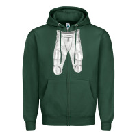 Sports Green football padded pant fa element 1 Zipper Hoodie - FaDigitalArtStudio