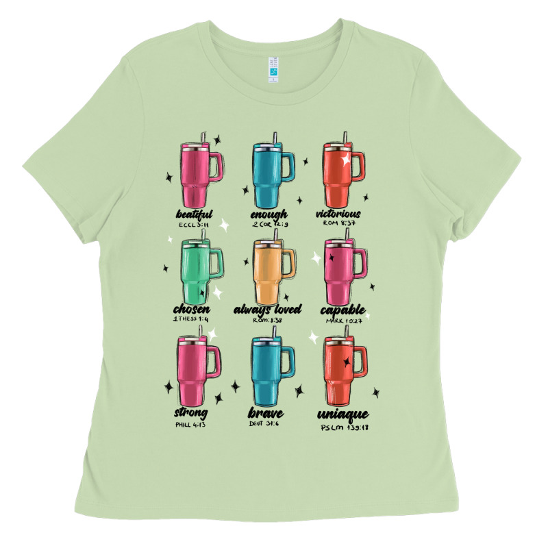 Coffee Thermos Ladies Tee by MaliasSmallBusiness | Teevron