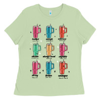 Matcha coffee thermos Ladies Tee - MaliasSmallBusiness