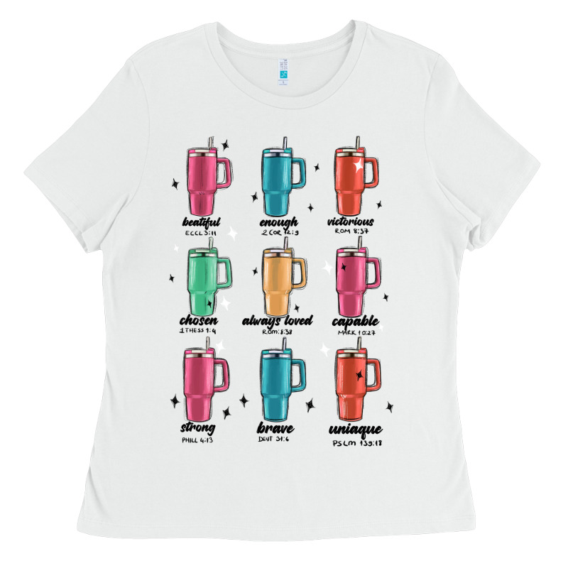 Coffee Thermos Ladies Tee by MaliasSmallBusiness | Teevron
