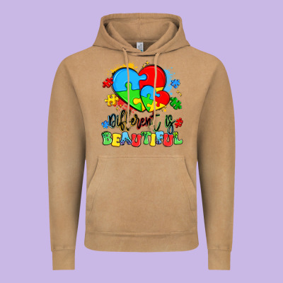 Different Is Beautiful Vintage Hoodie Designed By Artiststas