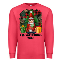 Cardinal I'm Watching You Elf Premium Sweatshirt - FaDigitalArtStudio