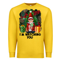 Lemon I'm Watching You Elf Premium Sweatshirt - FaDigitalArtStudio