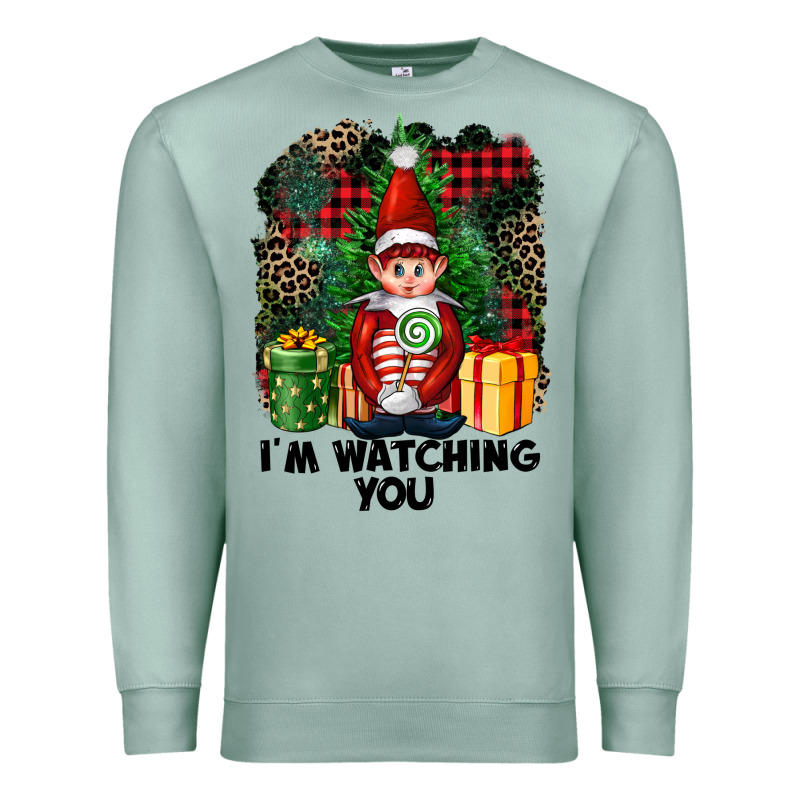 I'm Watching You Elf Premium Sweatshirt by FaDigitalArtStudio | Teevron