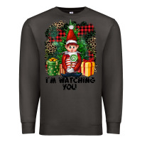 Smoke I'm Watching You Elf Premium Sweatshirt - FaDigitalArtStudio