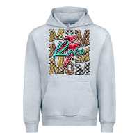 Heather Grey Mom Race Urban Hoodie - RacoonDesign