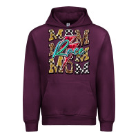 Mauve Wine Mom Race Urban Hoodie - RacoonDesign