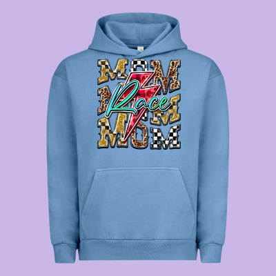 Mom Race Urban Hoodie Designed By Racoondesign